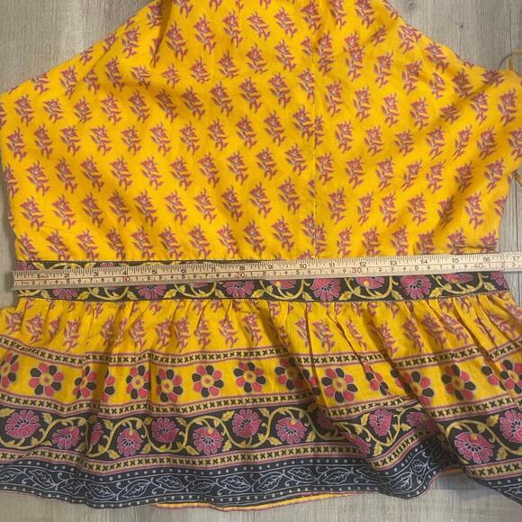 NWT J Crew Halter peplum top in sunny block print size Large - Picture 8 of 15